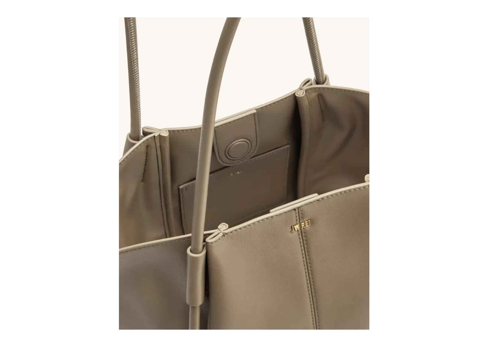 JW PEI Nala Wide Tote Bag Taupe - görsel 5