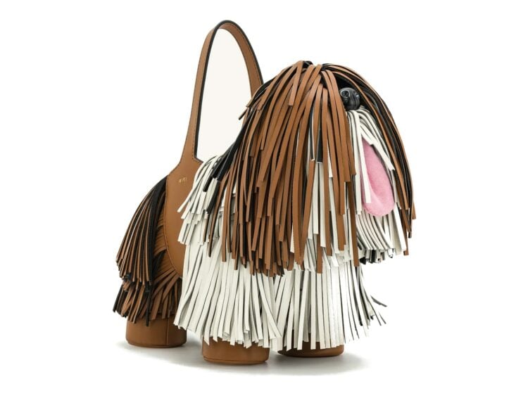 JW PEI Nita Puppy Shape Handbag Brown