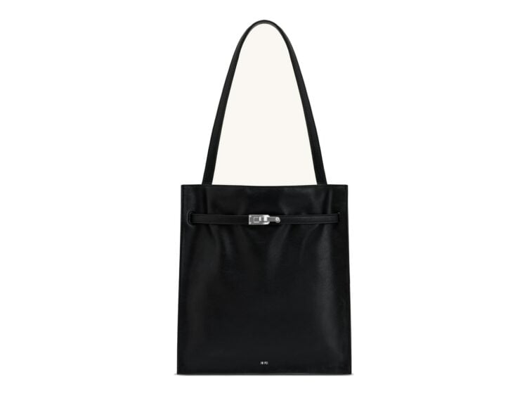 JW PEI Noelle Belted Tote Bag Black
