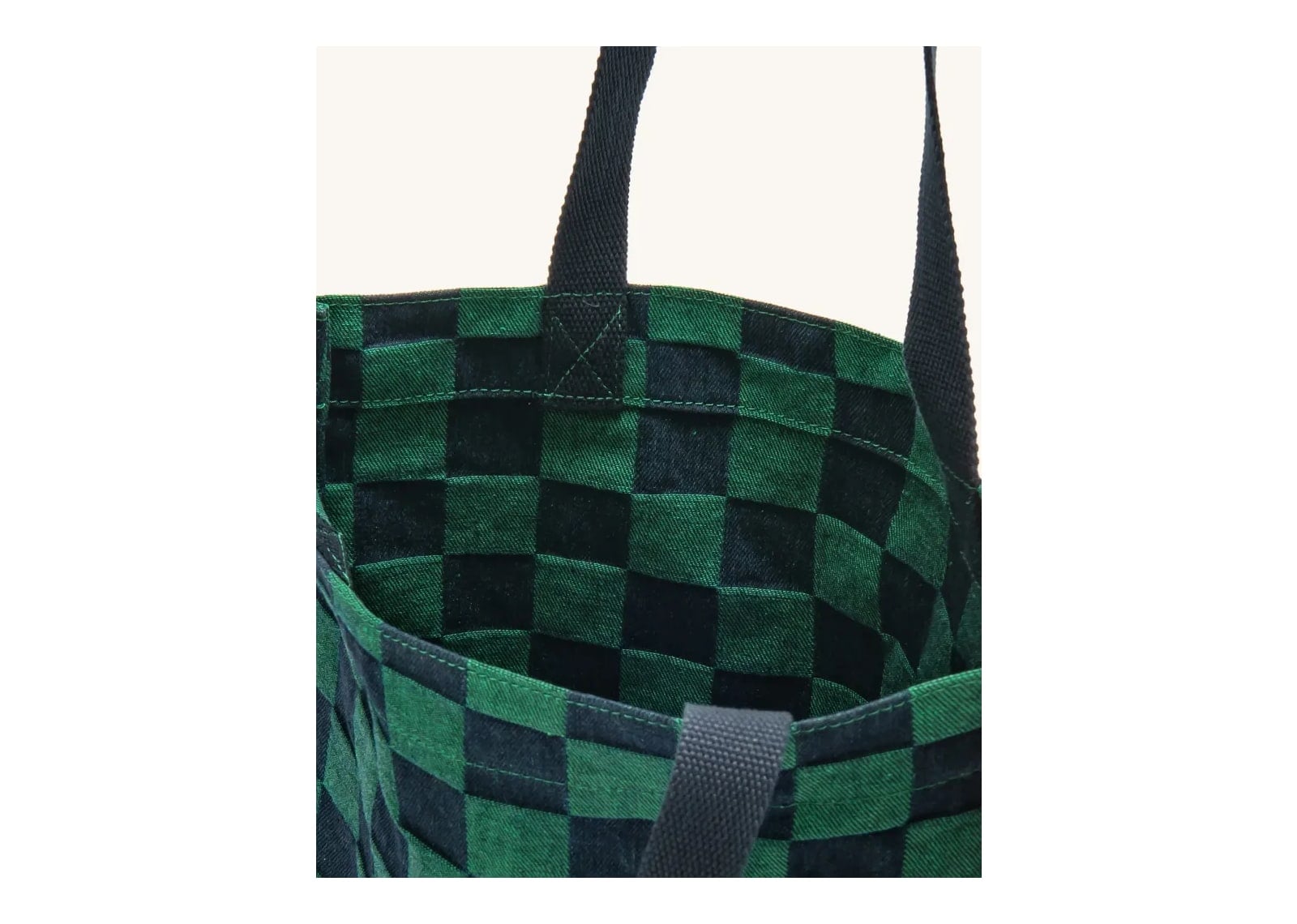 JW PEI Rayna Cloth Tote Bag Jungle Green - görsel 3
