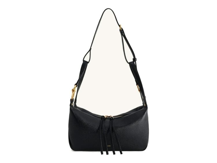 JW PEI Selia Soft-Grain Crossbody Bag Black