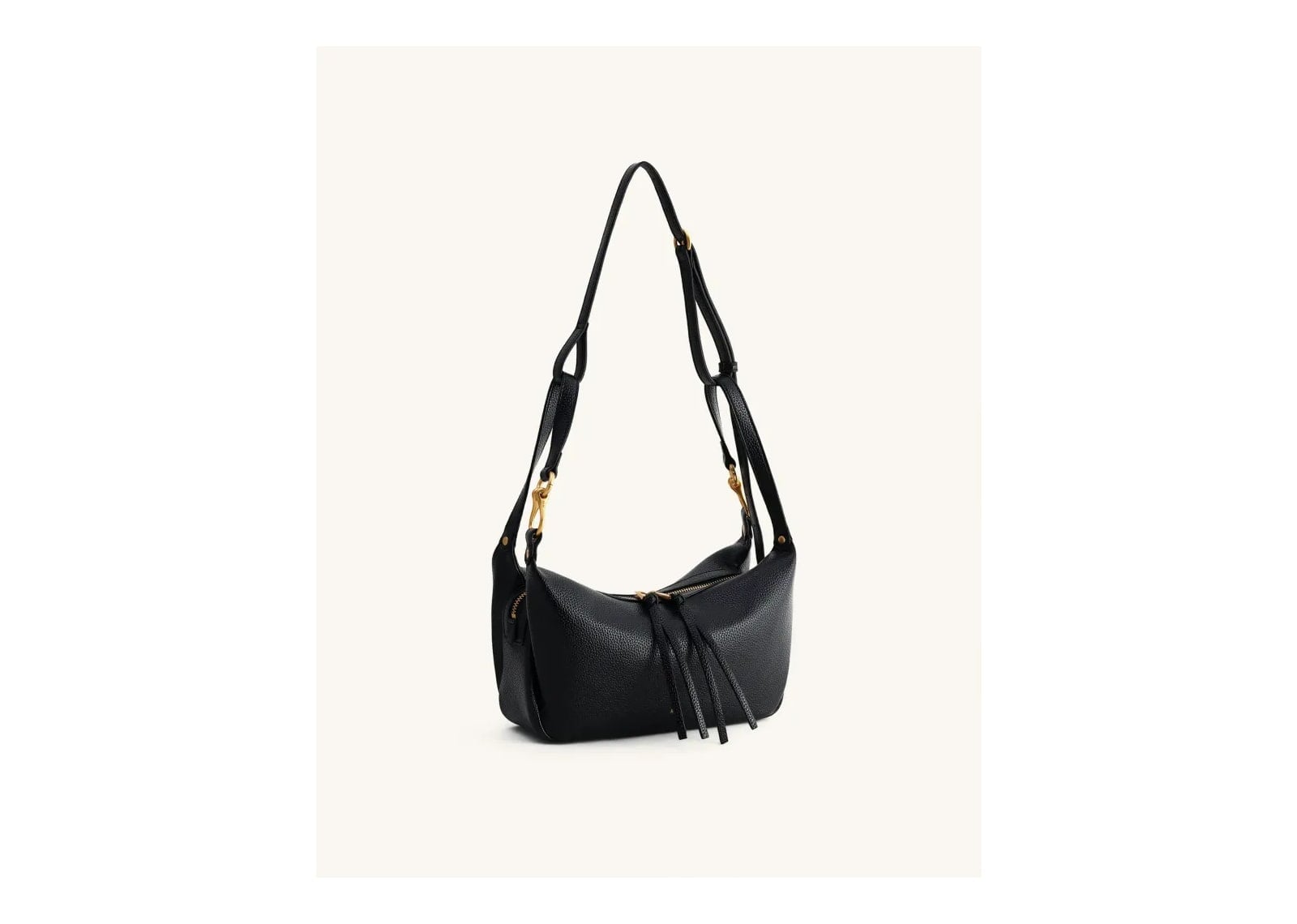 JW PEI Selia Soft-Grain Crossbody Bag Black - görsel 3