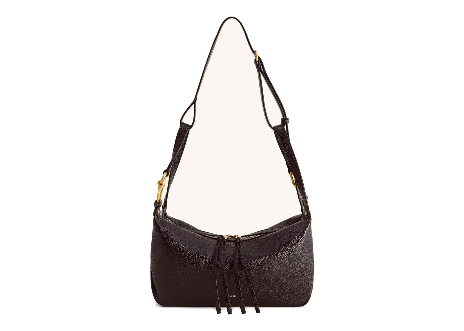 JW PEI Selia Soft-Grain Crossbody Bag Dark Brown