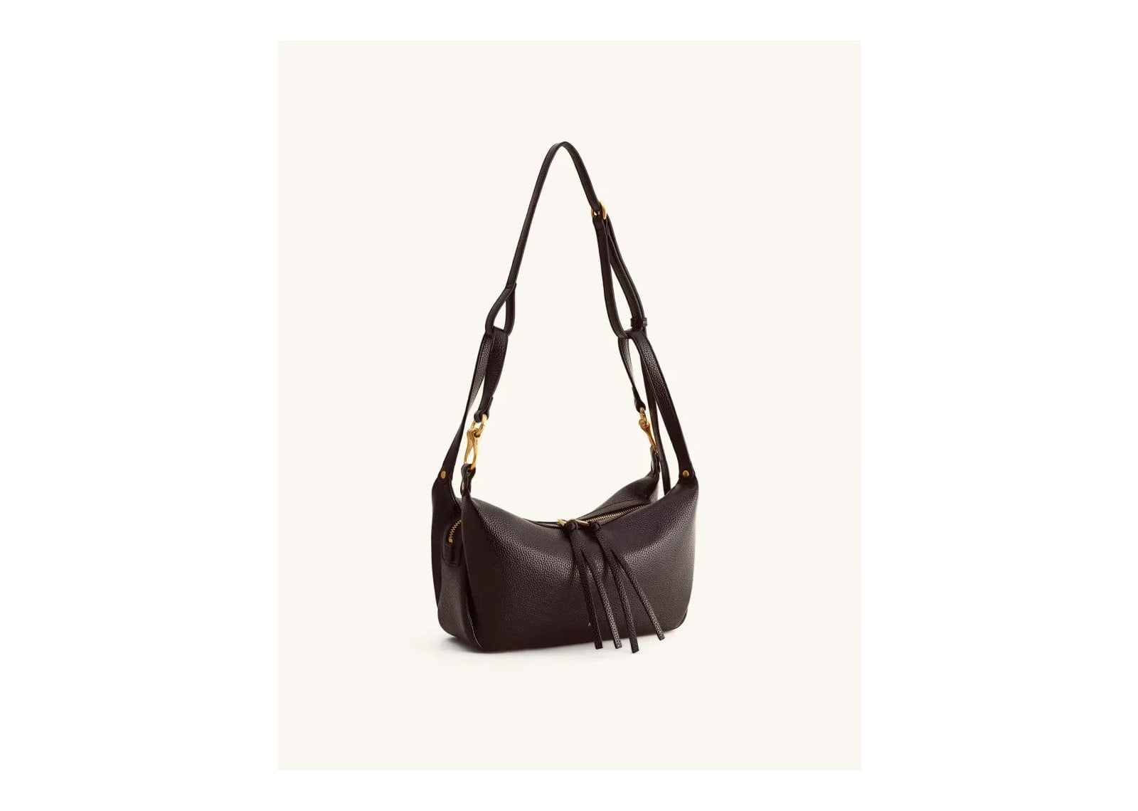 JW PEI Selia Soft-Grain Crossbody Bag Dark Brown - görsel 4