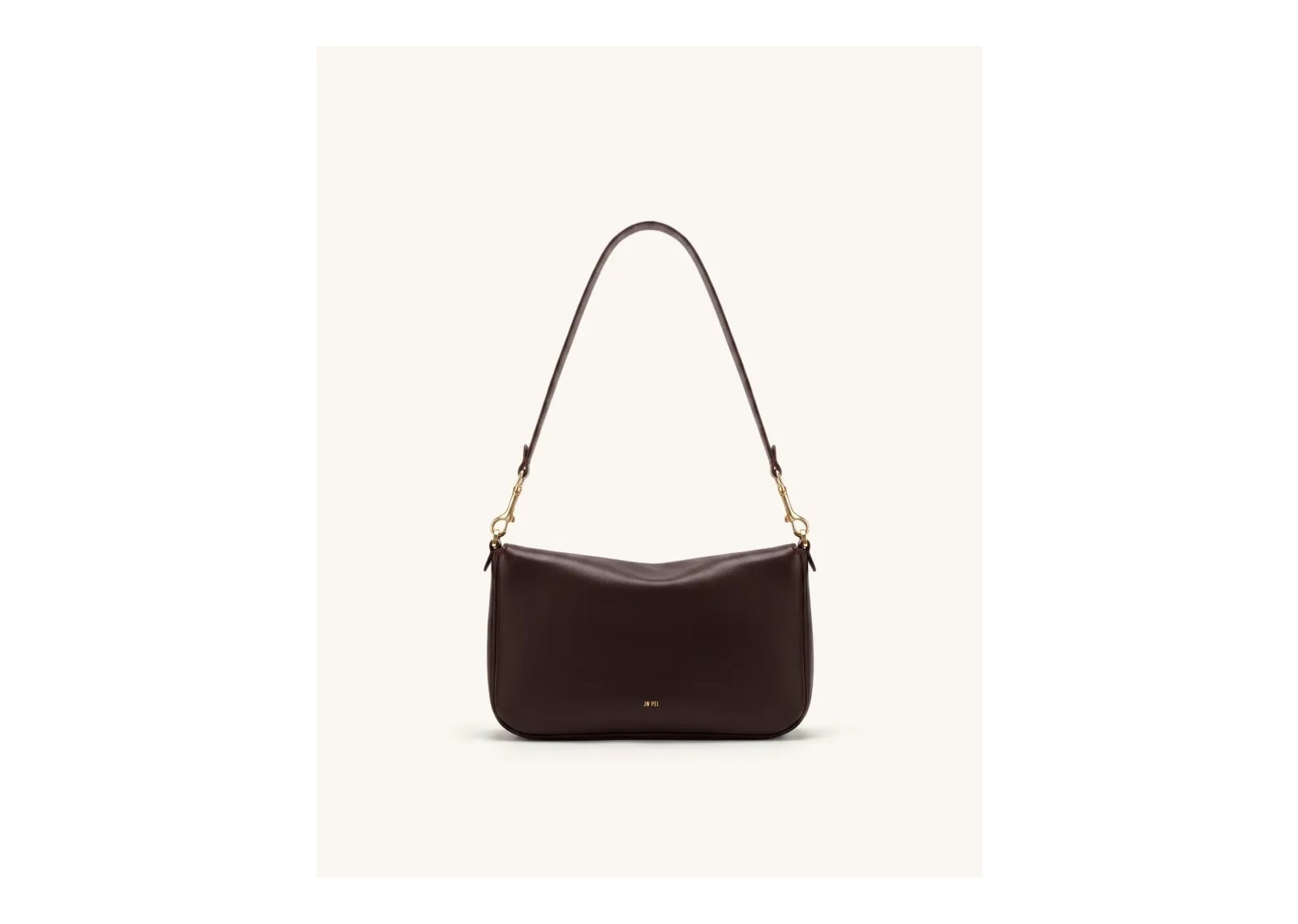 JW PEI Sofia Classic Flap Shoulder Bag Dark Brown - görsel 3