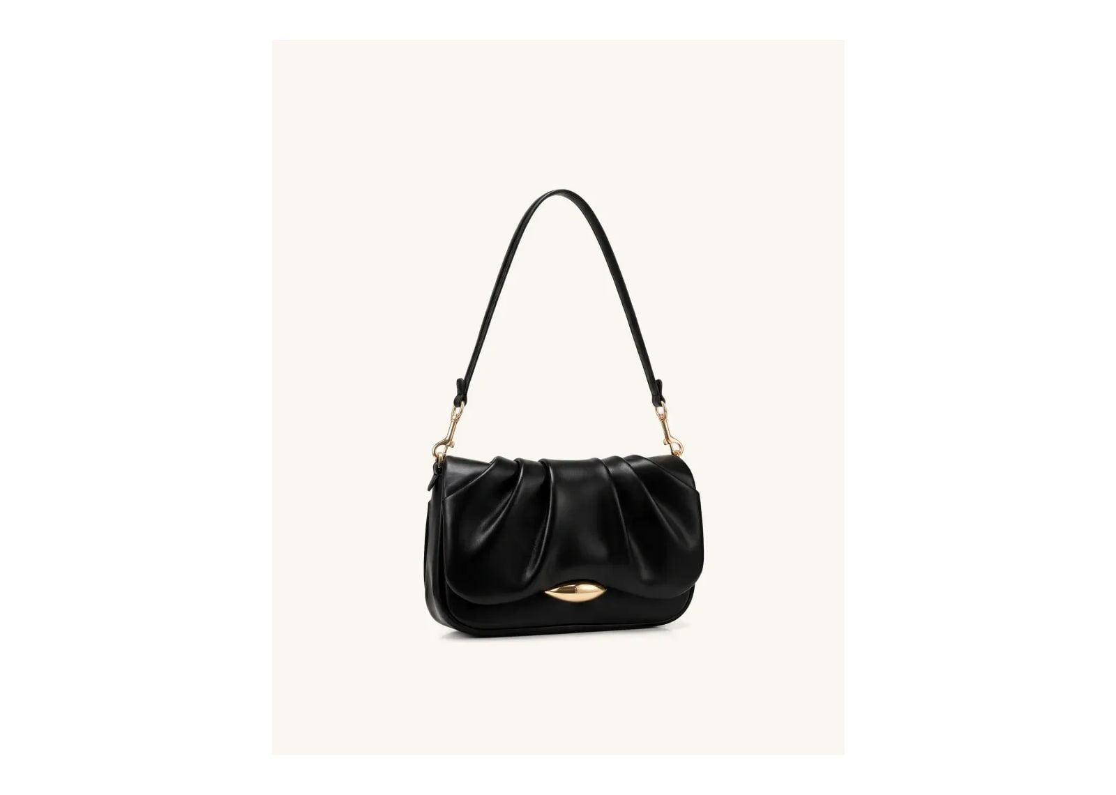 JW PEI Sofia Ruched Shoulder Bag Black - görsel 2