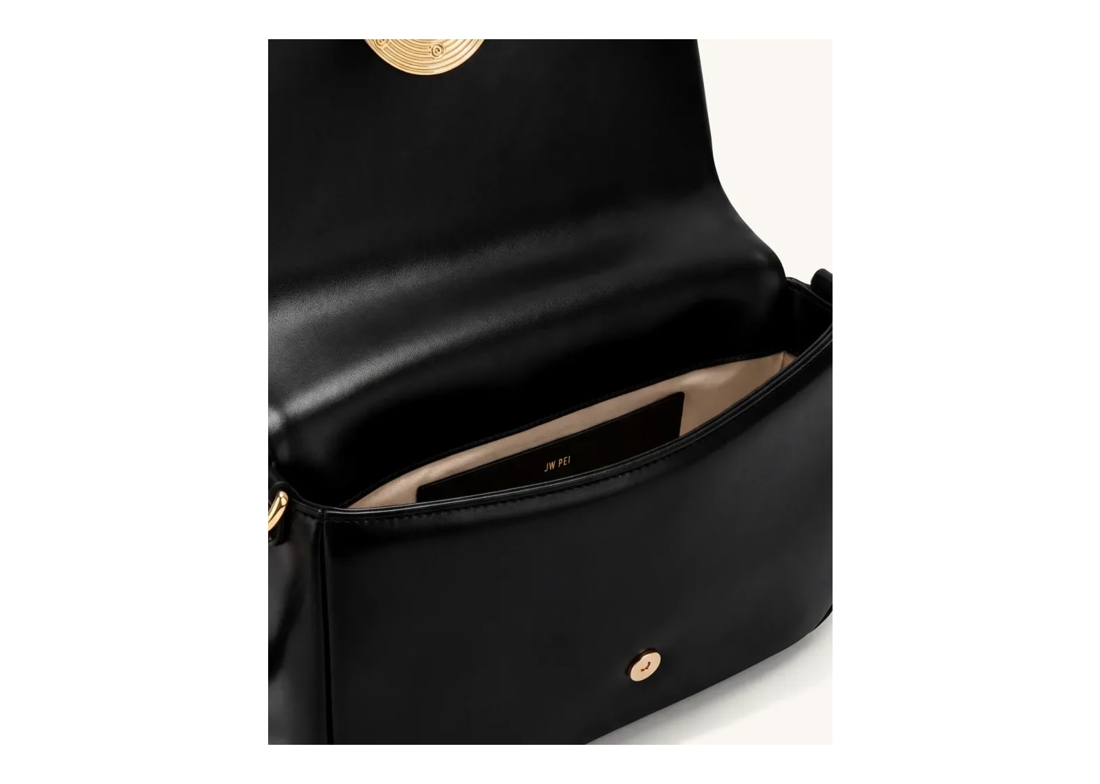 JW PEI Sofia Ruched Shoulder Bag Black - görsel 4