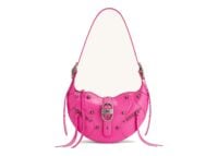 JW PEI Tessa Crushed Shoulder Bag Bright Pink