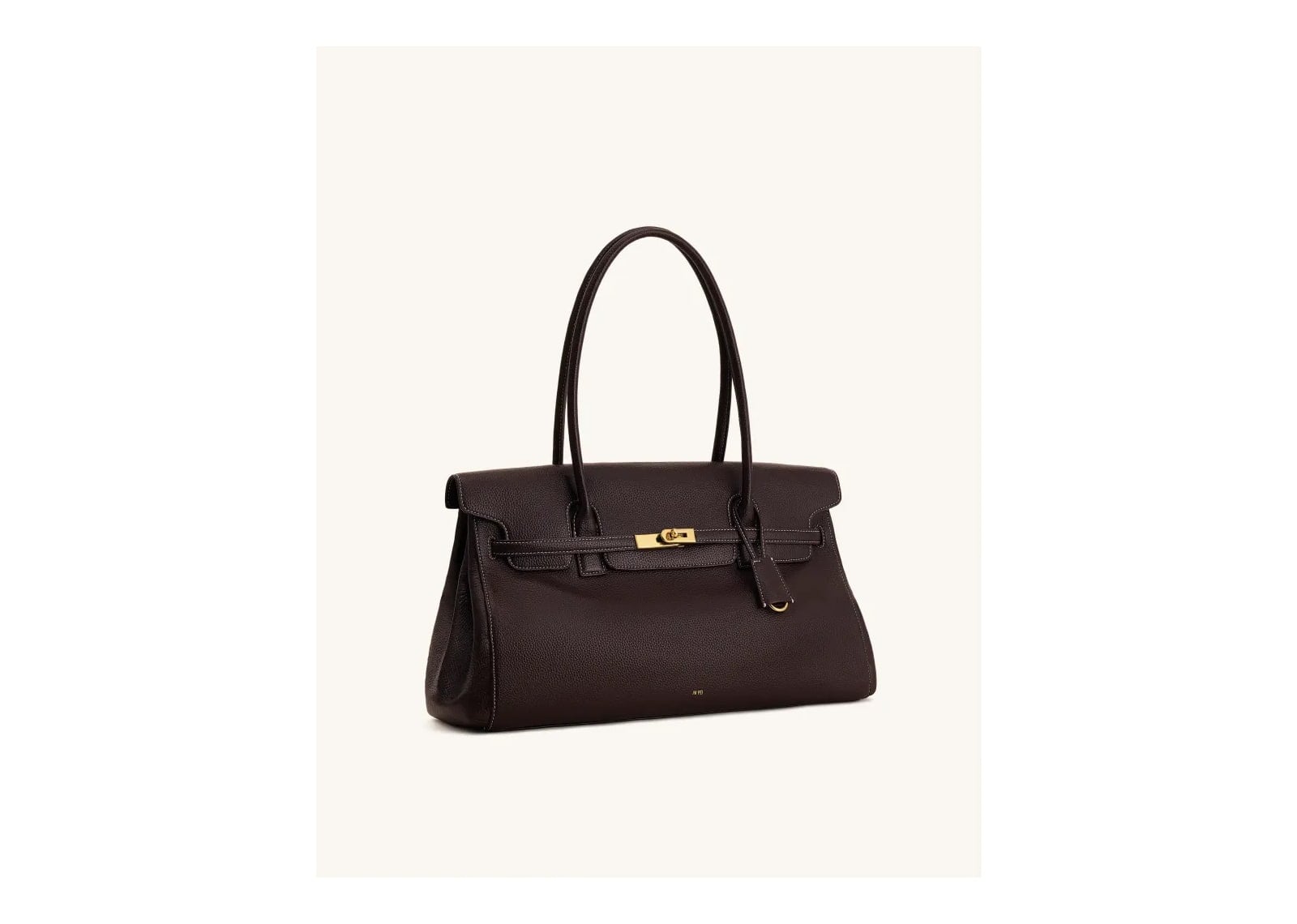JW PEI Yara Large Shoulder Bag Dark Brown - görsel 2
