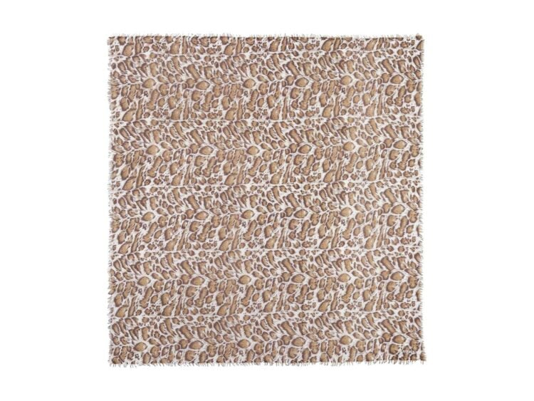 Kujten Bandana Effy Animal Leoprint Oats White