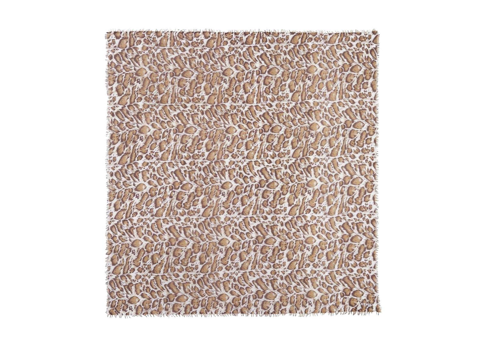 Kujten Bandana Effy Animal Leoprint Oats White