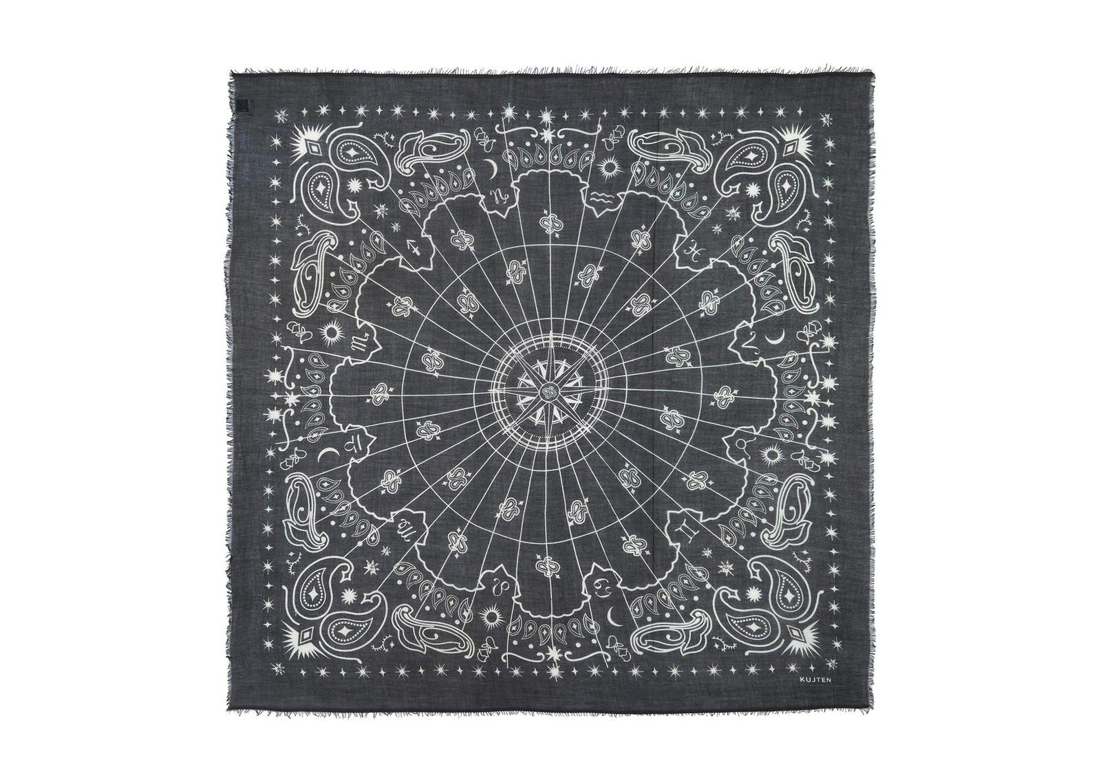 Kujten Extra Large Bandana Effy Astro Black