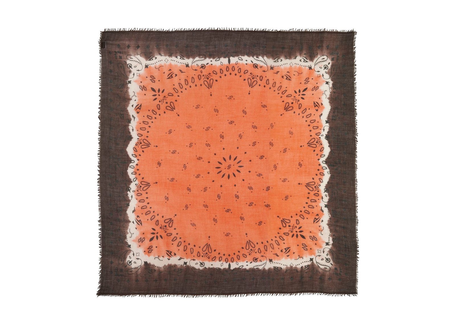 Kujten Extra Large Bandana Effy Square Dye Moka Intense