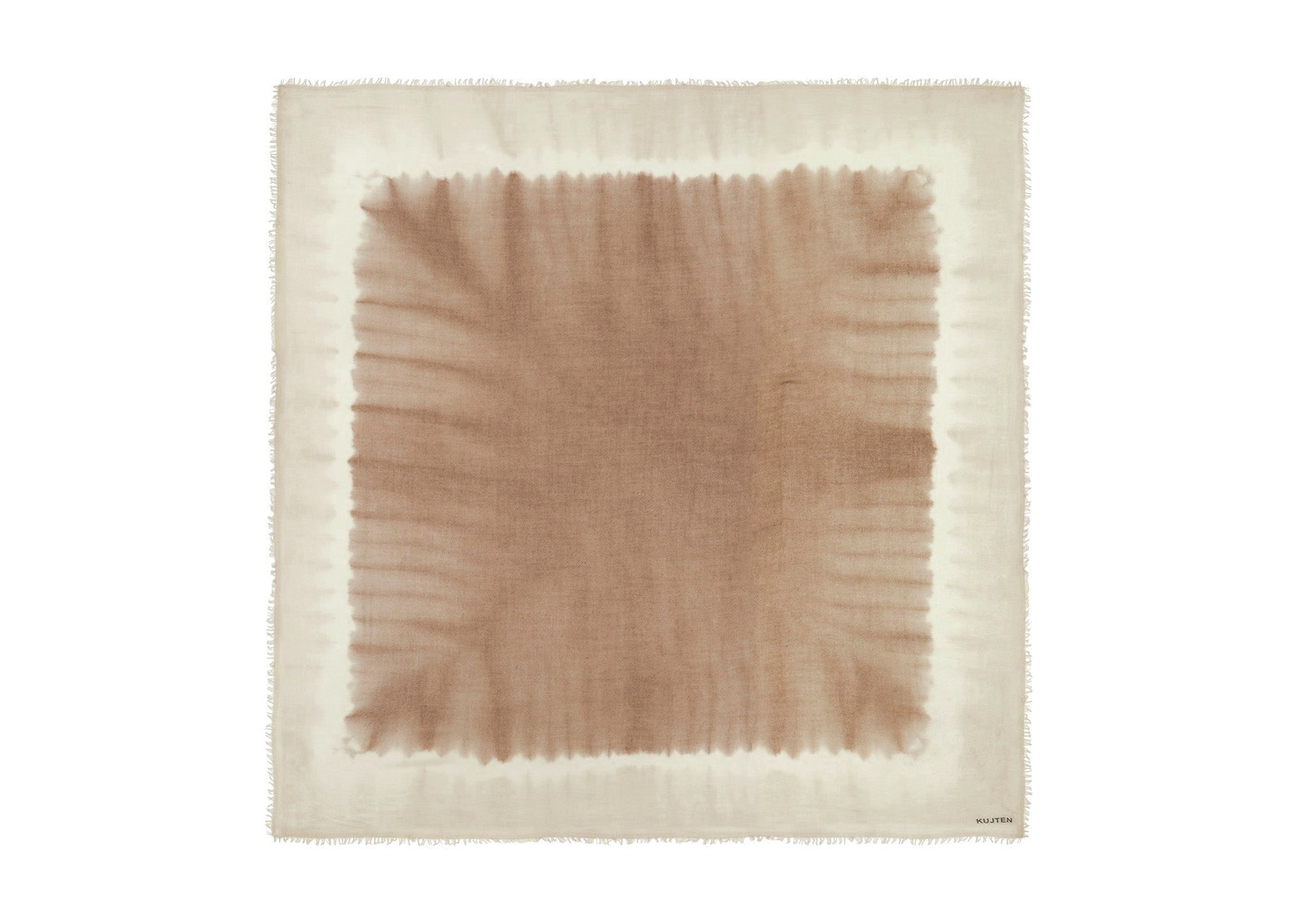 Kujten Extra Large Bandana Effy Uni Square Dye Oats White