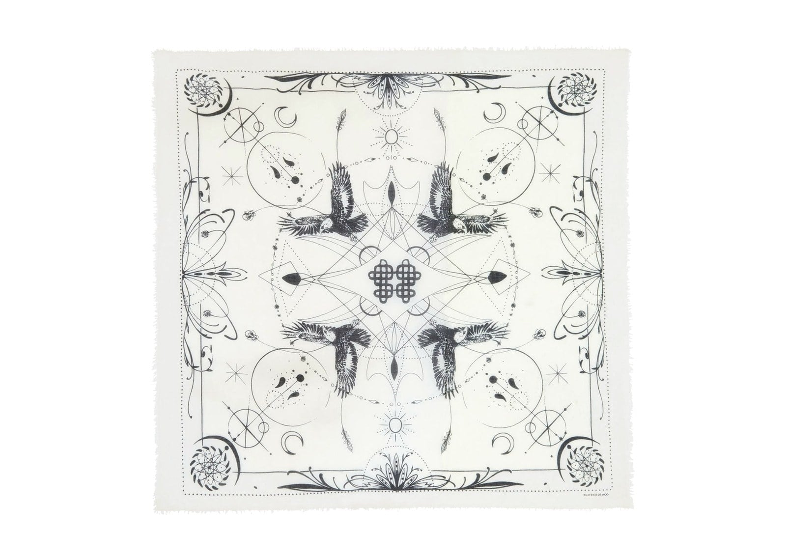Kujten Large Bandana Ellis White