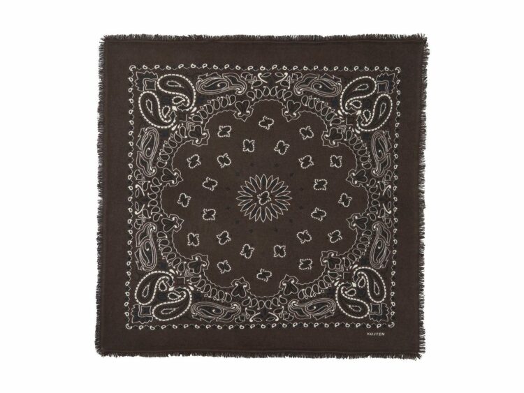 Kujten Large Bandana Hachiko Brown