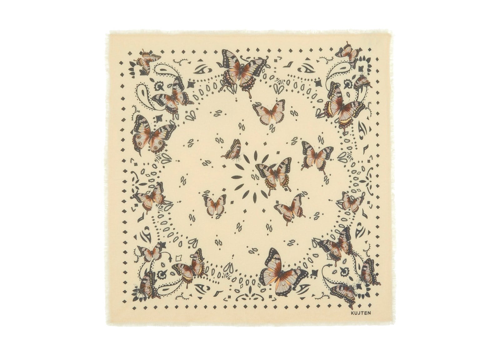 Kujten Large Bandana Hachiko Butterfly Anise