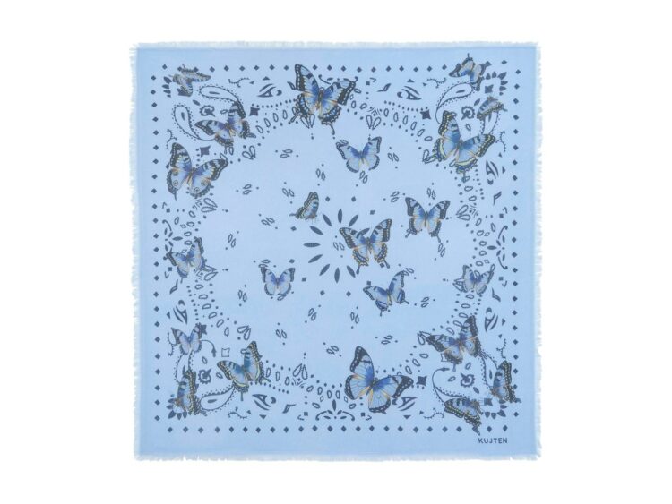 Kujten Large Bandana Hachiko Butterfly Celestial