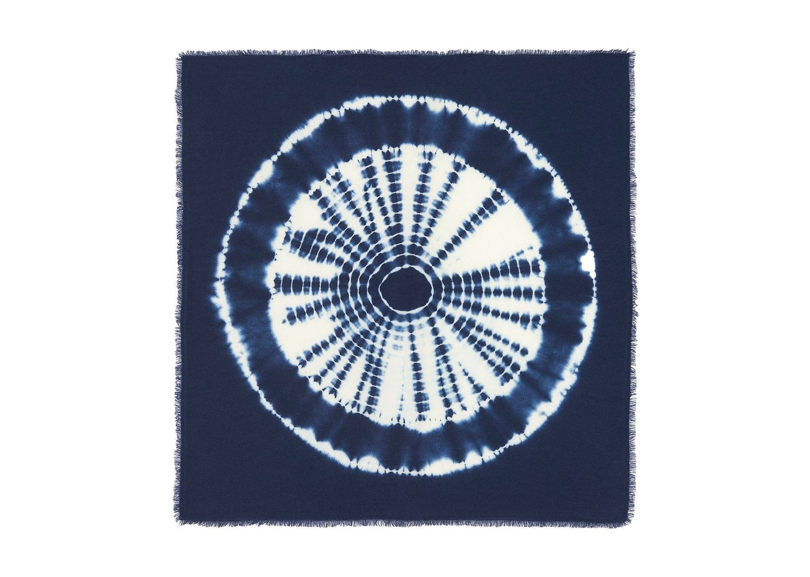 Kujten Large Bandana Hachiko Circle Indigo Blue