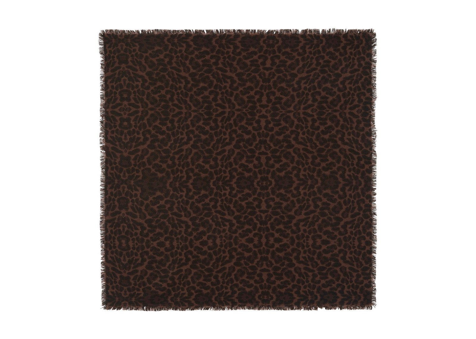 Kujten Large Bandana Hachiko Leopard Brown