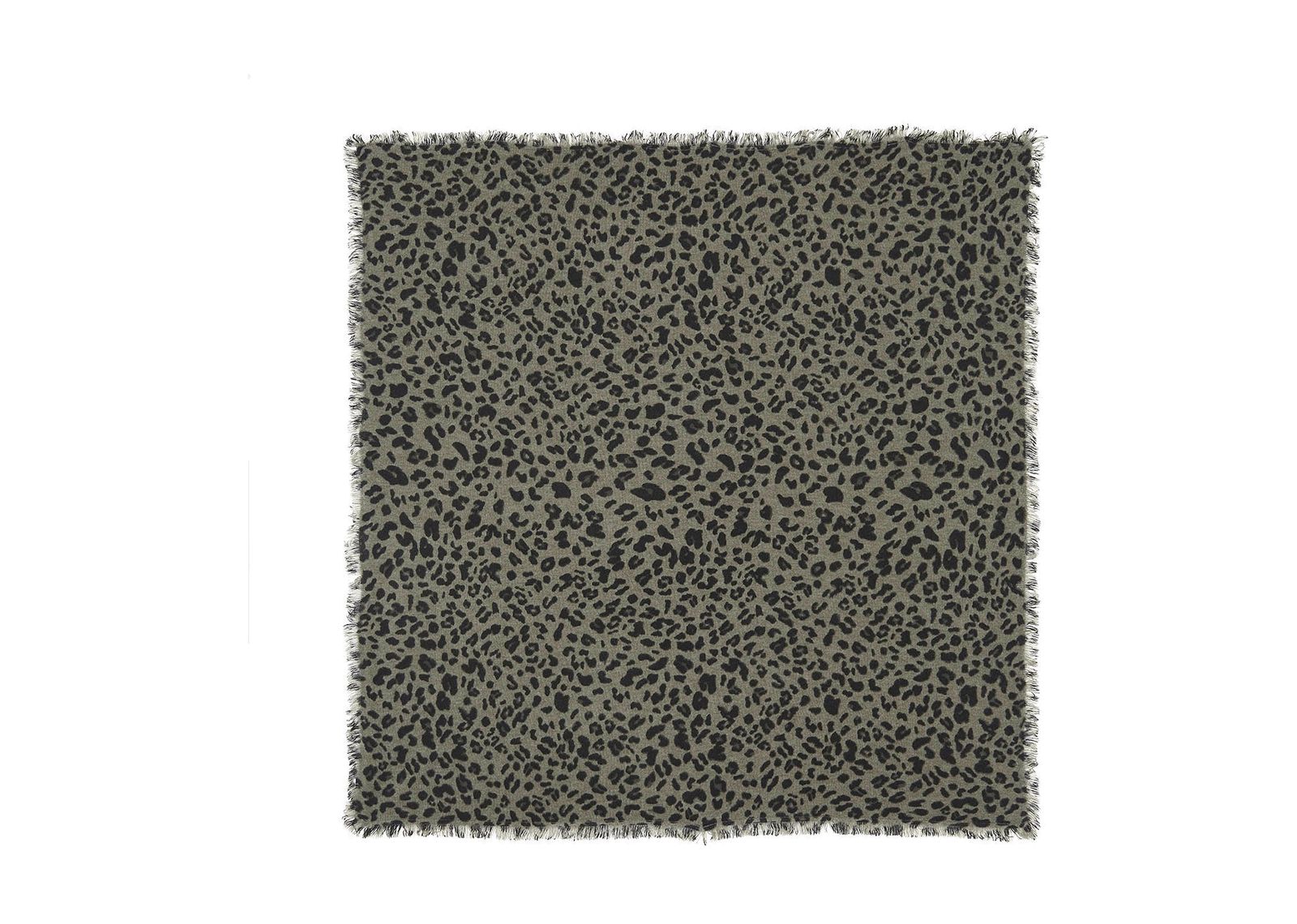Kujten Large Bandana Hachiko Leopard Marl Khaki