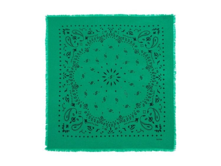 Kujten Large Bandana Hachiko Lugano Green