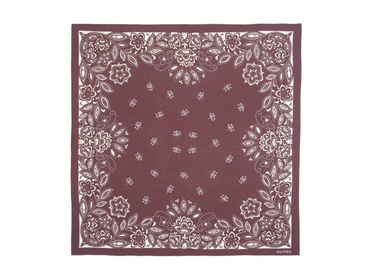 Kujten Large Bandana Helia Lambrusco