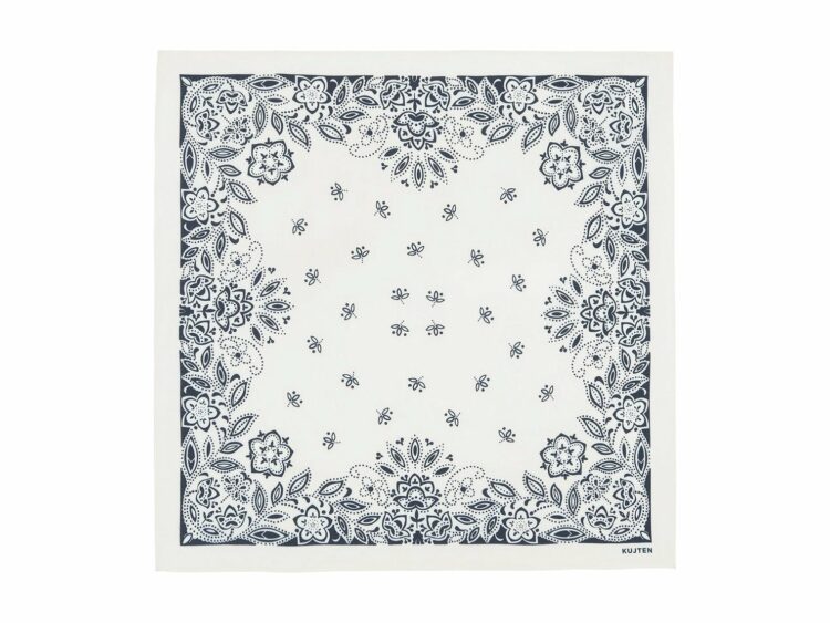 Kujten Large Bandana Helia White
