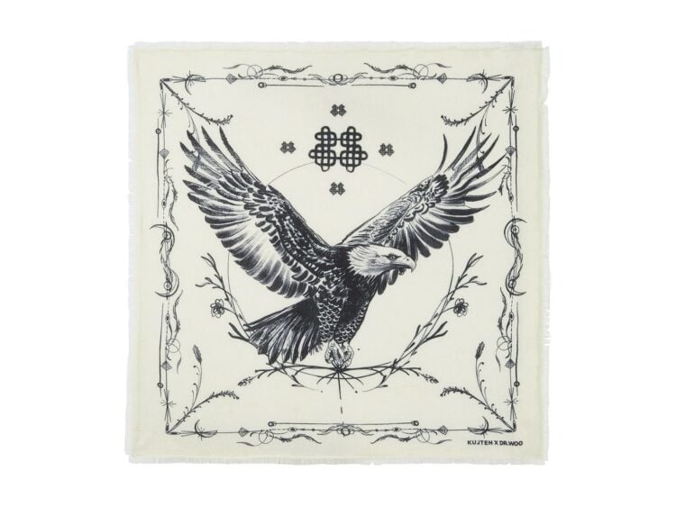 Kujten Large Bandana Washi White
