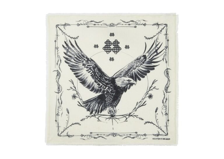 Kujten Large Bandana Washi White
