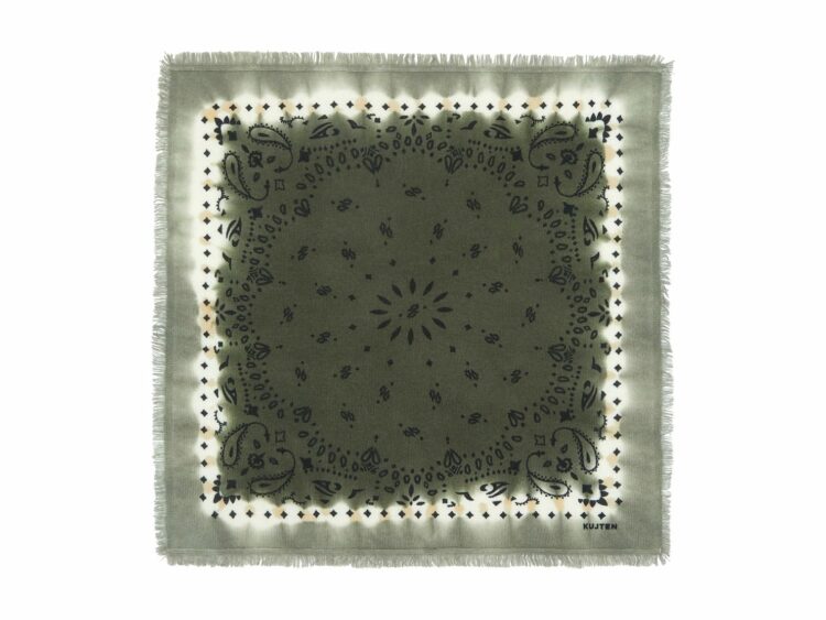 Kujten Small Bandana Hachi Abba Bandana Dark Khaki