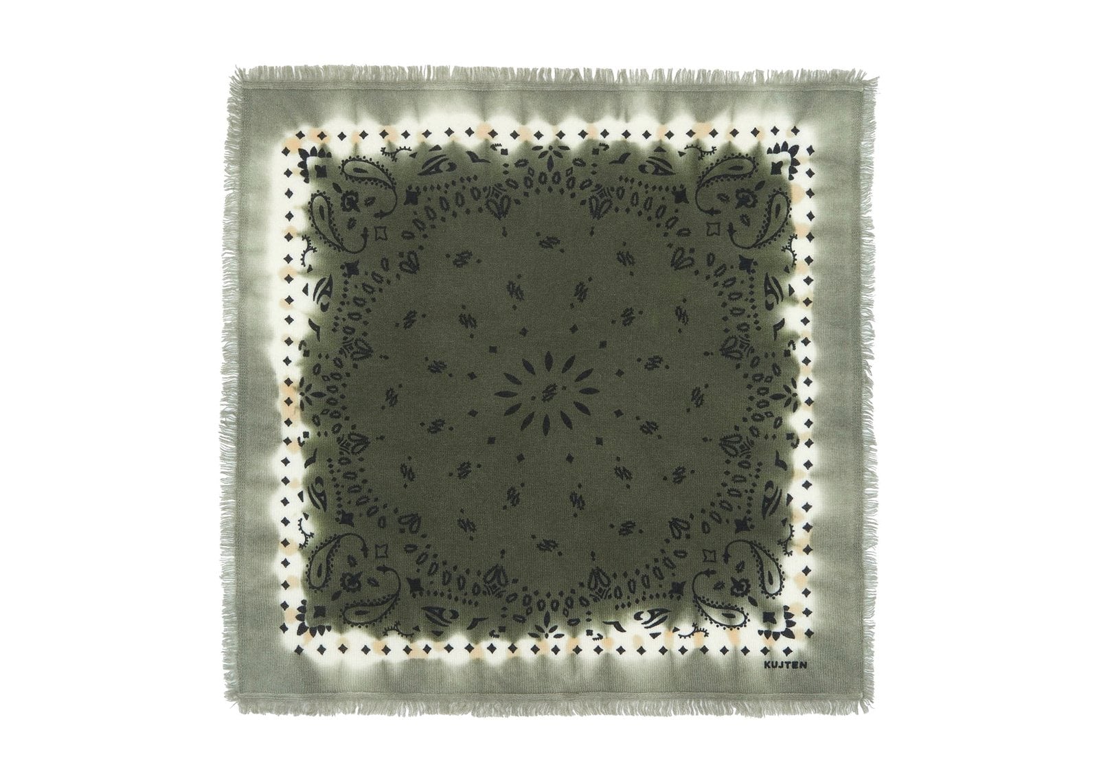 Kujten Small Bandana Hachi Abba Bandana Dark Khaki