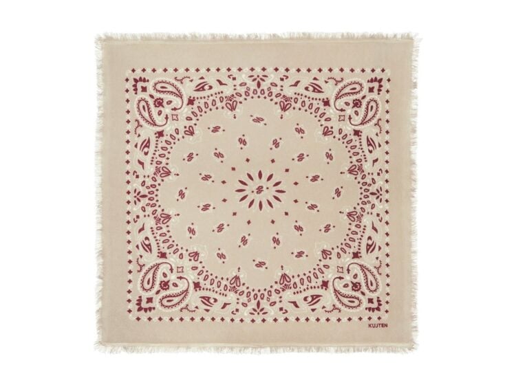 Kujten Small Bandana Hachi Bico Oats White