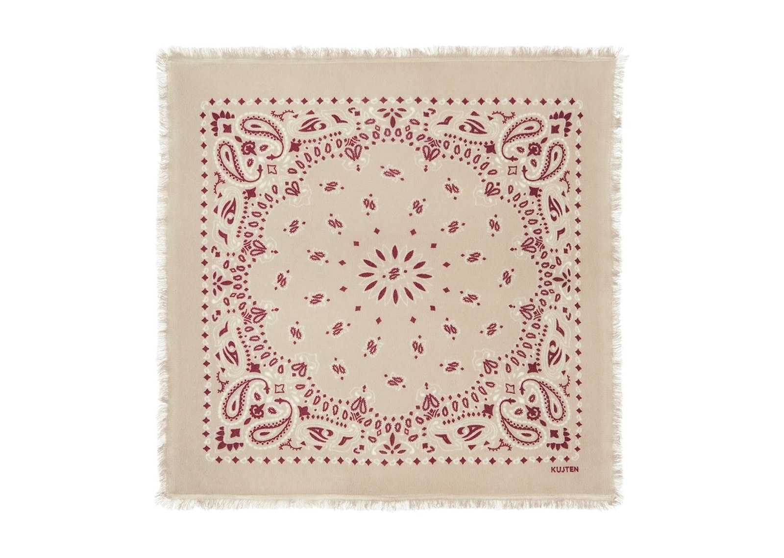 Kujten Small Bandana Hachi Bico Oats White