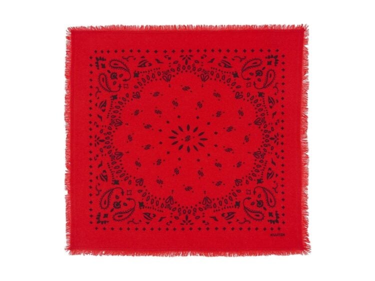Kujten Small Bandana Hachi Coral Red