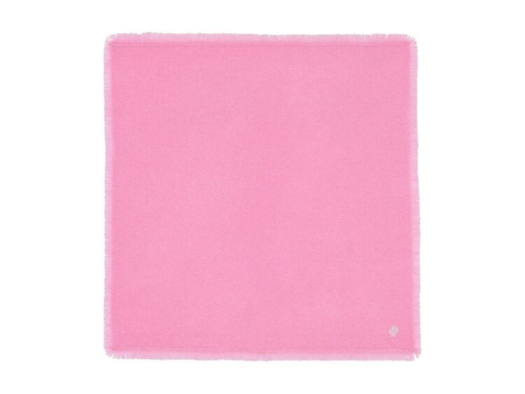 Kujten Small Square Scarf Haki Bubble Pink