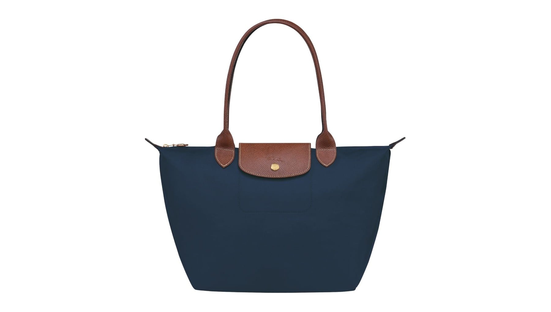 Longchamp Le Pliage Original Medium Tote Bag Navy lacivert katlanabilir omuz çantası