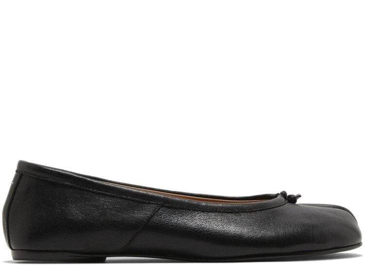 Maison Margiela Calfskin Tabi Ballet Flats Black (W)