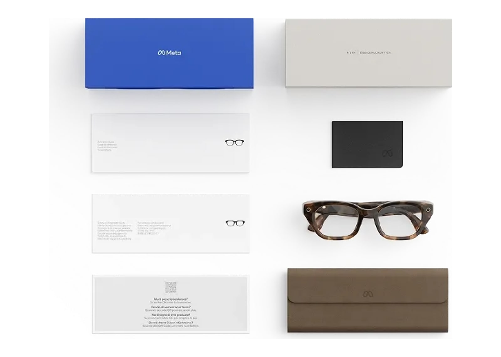 Meta Capri AI Smart Glasses Clear Lens Espresso Tortoise - görsel 5