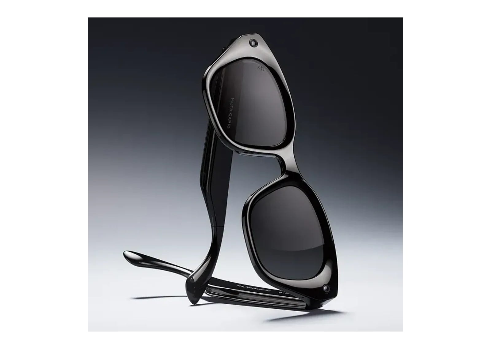 Meta Capri AI Smart Glasses Grey Lens Classic Black - görsel 3