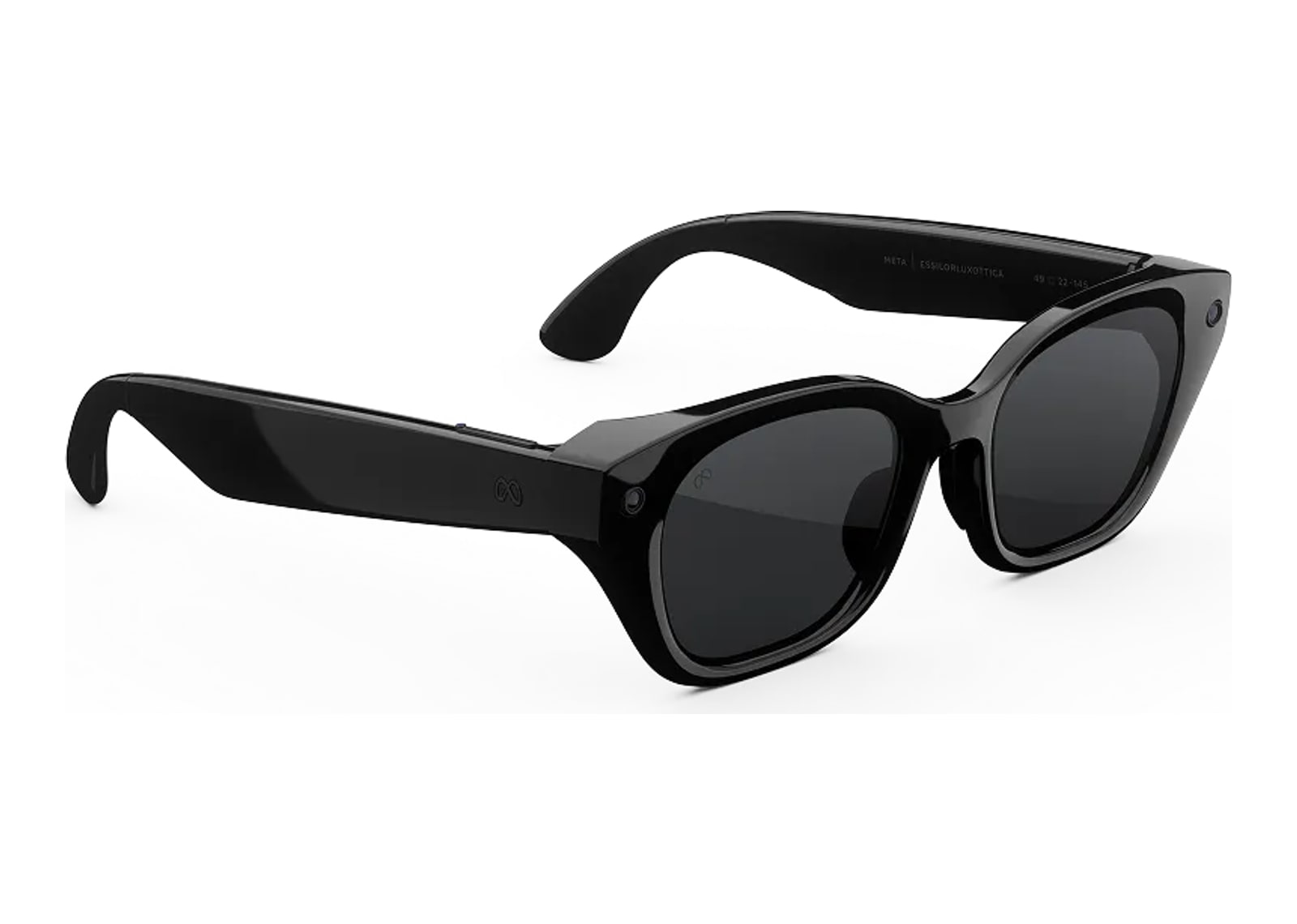 Meta Capri AI Smart Glasses Grey Lens Classic Black - görsel 4