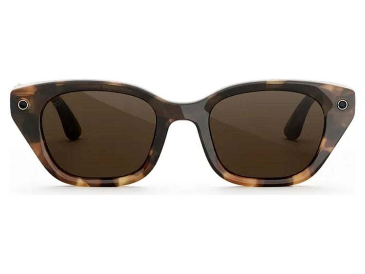 Meta Capri AI Smart Glasses Polarized Brown Lens Espresso Tortoise