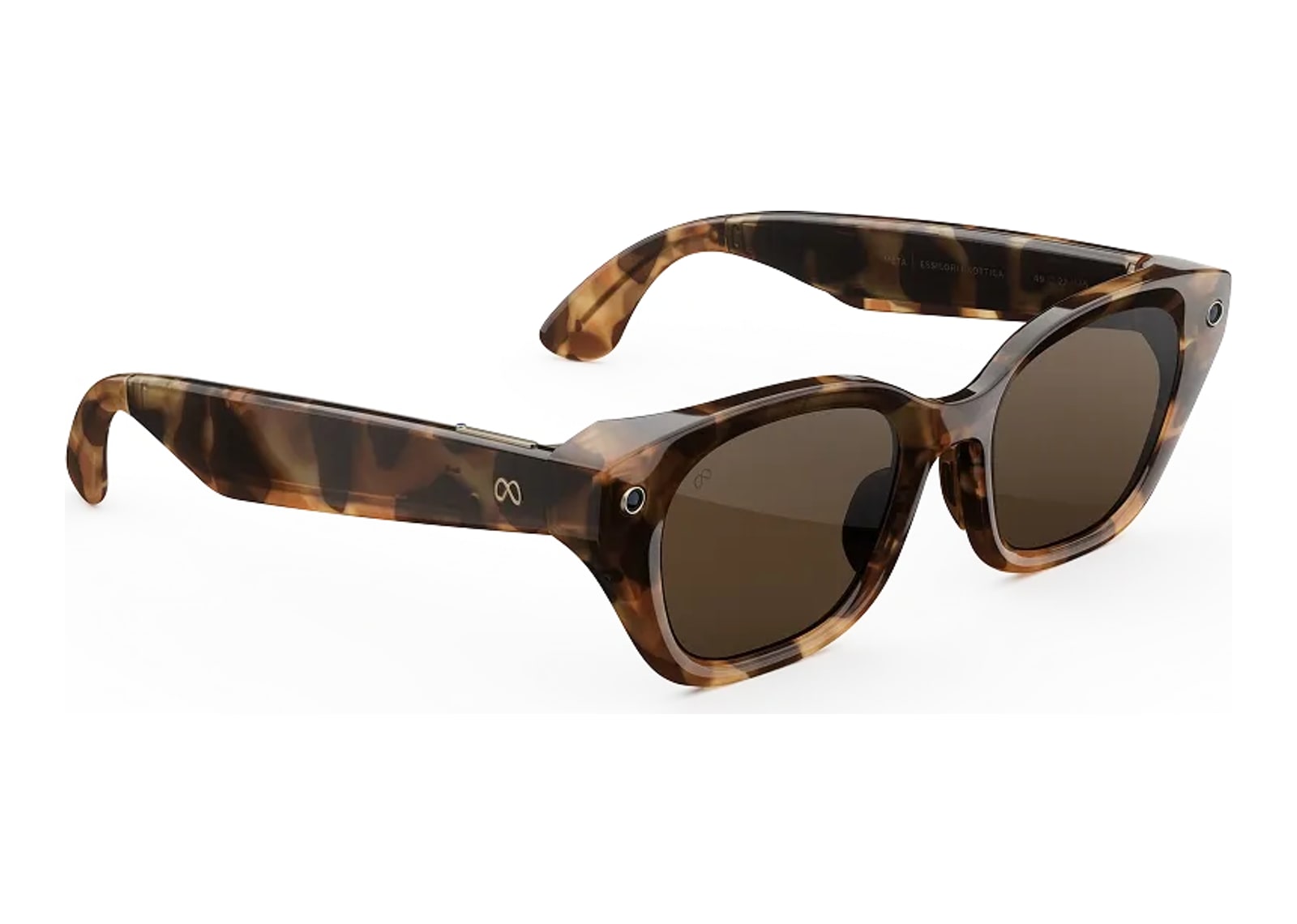 Meta Capri AI Smart Glasses Polarized Brown Lens Espresso Tortoise - görsel 4
