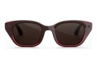Meta Capri AI Smart Glasses Polarized Chocolate Lens Crimson
