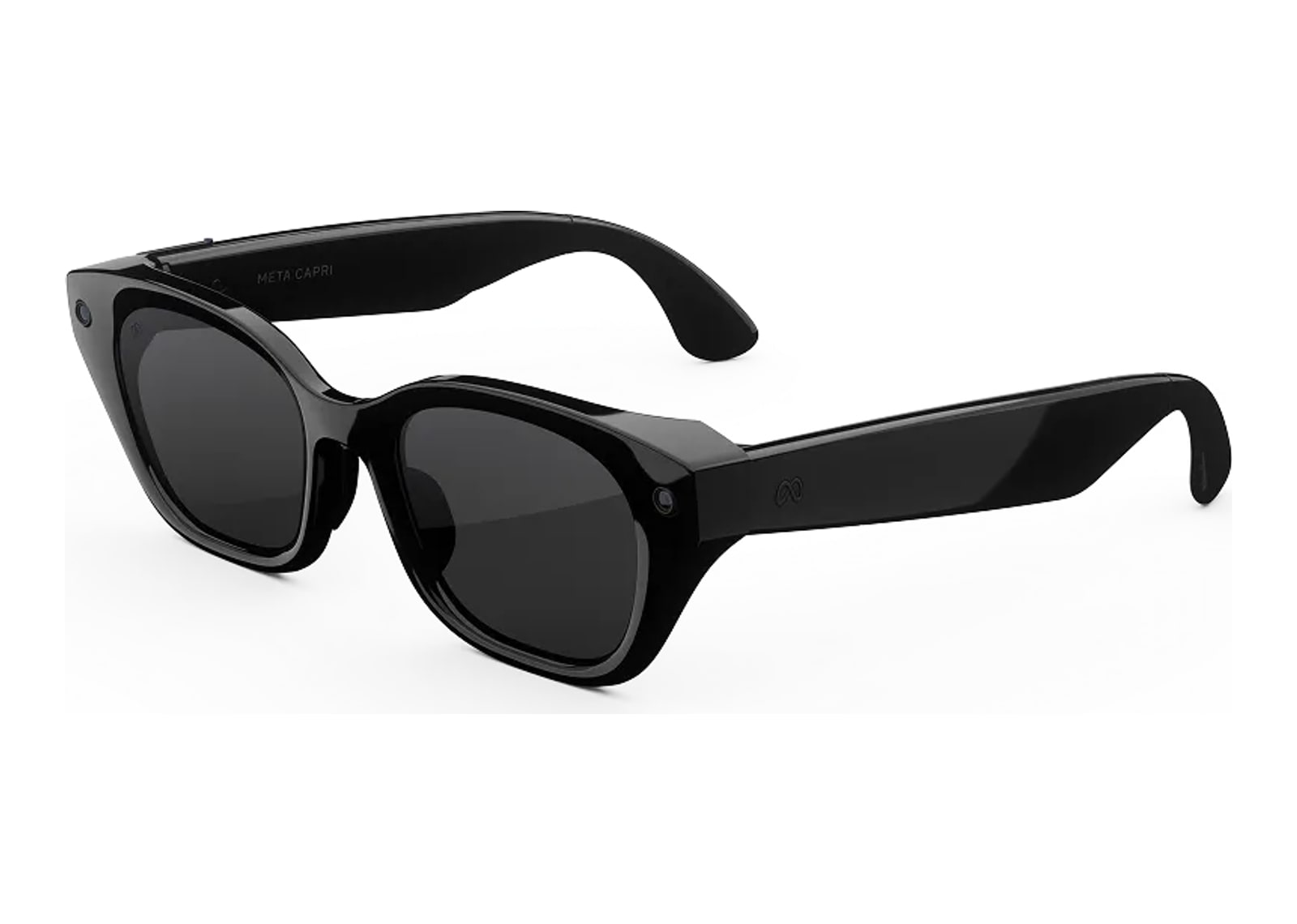 Meta Capri AI Smart Glasses Transitions Grey Lens Classic Black - görsel 2