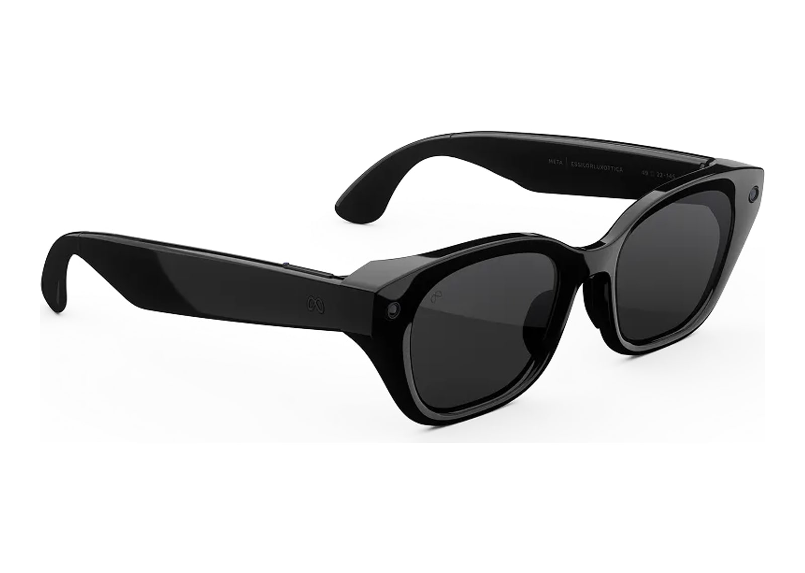 Meta Capri AI Smart Glasses Transitions Grey Lens Classic Black - görsel 4