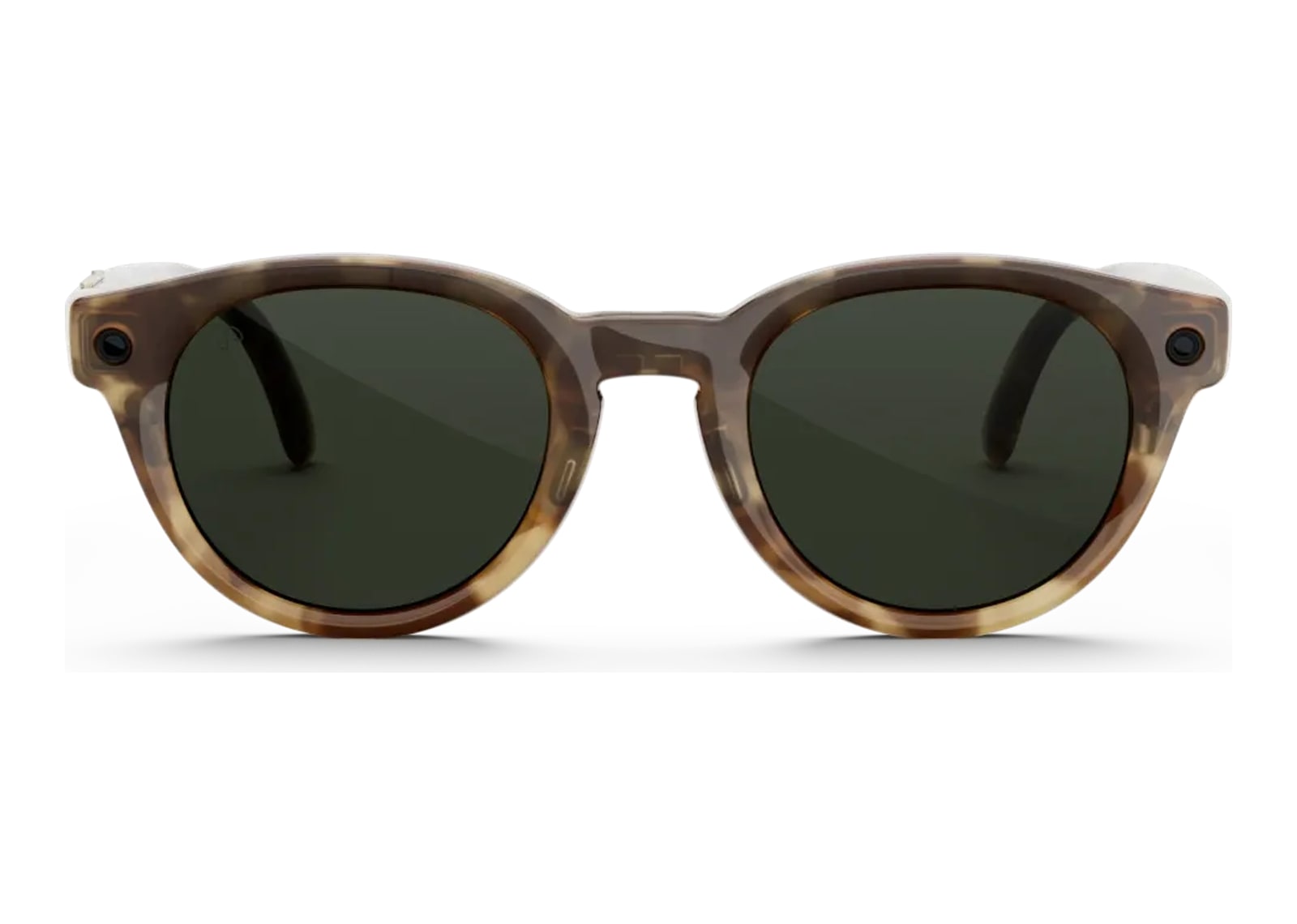 Meta Nova AI Smart Glasses Transitions Graphite Green Lens Honey Tortoise