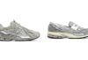 New Balance 1906A Concrete ve 1906L Metallic Silver loafer