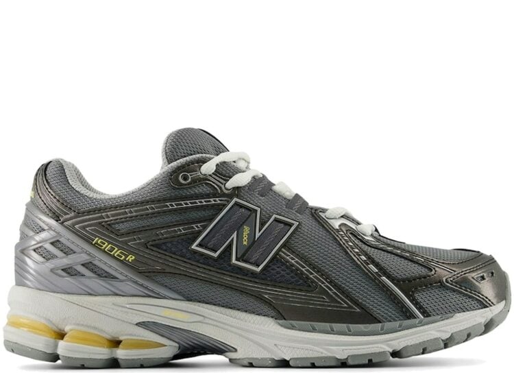 New Balance 1906R Slate Grey Black Metallic White Peach