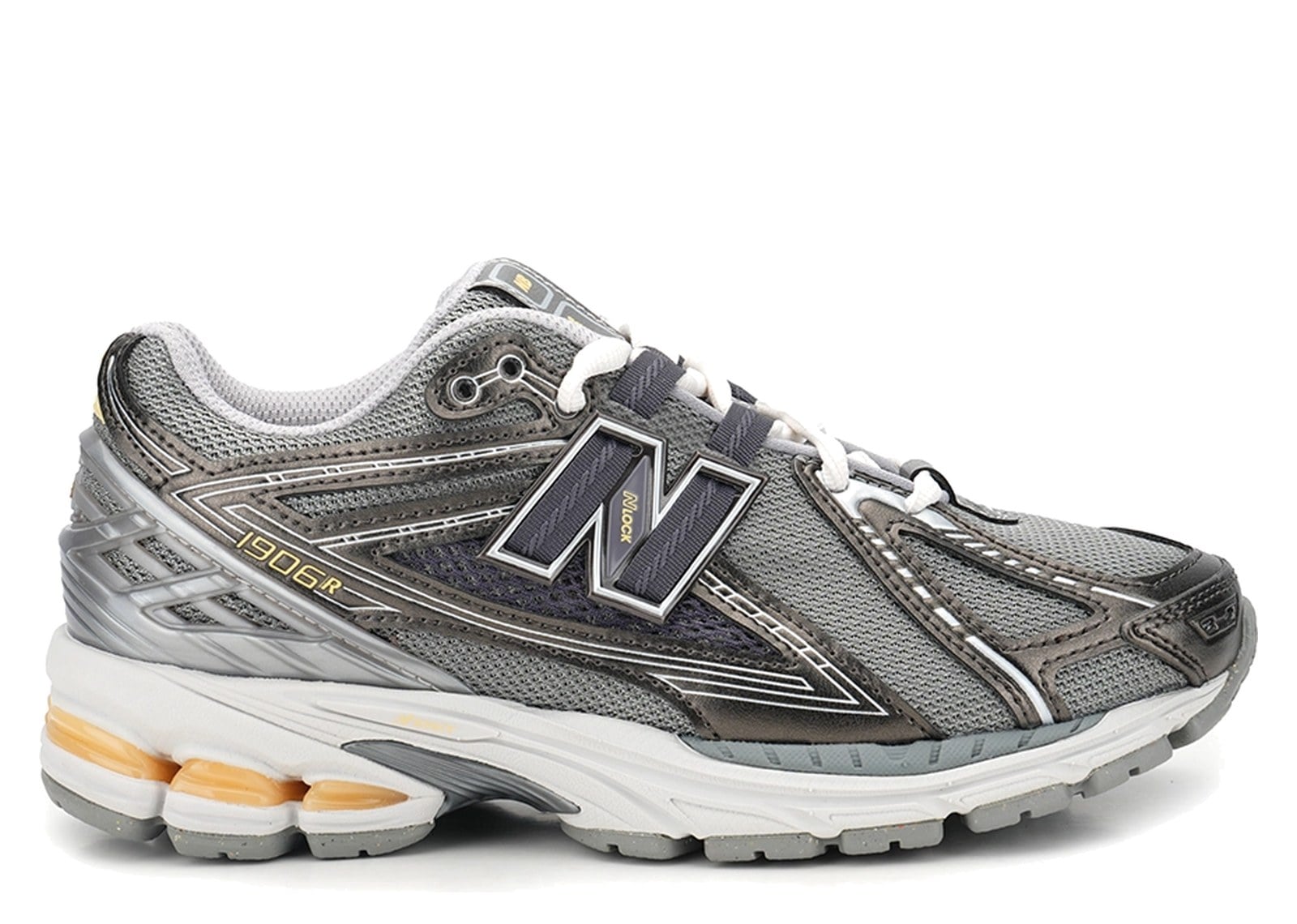 New Balance 1906R Slate Grey Black Metallic White Peach - görsel 2